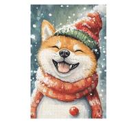 1000pcs(75x50cm) Rompecabezas para Adolescentes Christmas Shiba Inu Dog Art Print-1 Rompecabezas para Adultos Juego Familiar Patrón De Montaje Regalos De Cumpleaños Y Únicos 1000pcs(75x50cm)