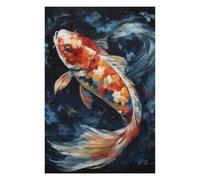 1000pcs(75x50cm) Rompecabezas para Adolescentes Colorful Koi Fish Painting-4 Rompecabezas para Adultos Juegos Familiares Corte De Precisión Reducción del Estrés Regalos 1000pcs(75x50cm)