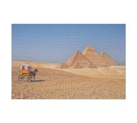 1000pcs(75x50cm) Rompecabezas para Adolescentes Egyptian Landscape Rompecabezas para Adultos Juego Práctico Desafío Difícil Desafío Educativo 1000pcs(75x50cm)