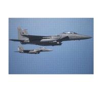 1000pcs(75x50cm) Rompecabezas para Adolescentes F15 Military Fighter Jet Rompecabezas para Adultos Juego Práctico Desafío Difícil Desafío Educativo 1000pcs(75x50cm)