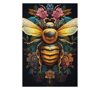 1000pcs(75x50cm) Rompecabezas para Adolescentes Golden Bee with Flowers Rompecabezas para Adultos: Análisis Práctico del Juego Y Lógica. Regalo De Cumpleaños, Regalos, 1000pcs(75x50cm)