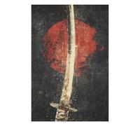 1000pcs(75x50cm) Rompecabezas para Adolescentes Japanese Sword Art Print -1 Rompecabezas para Adultos Juego De Ingenio Desafío Difícil Cumpleaños Y Navidad 1000pcs(75x50cm)