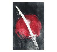 1000pcs(75x50cm) Rompecabezas para Adolescentes Japanese Sword Art Print-6 Rompecabezas para Adultos Juego Familiar Patrón De Montaje Regalos De Cumpleaños Y Únicos 1000pcs(75x50cm)