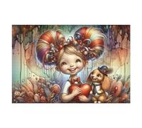 1000pcs(75x50cm) Rompecabezas para Adolescentes Magical Fantasy Child with Heart Rompecabezas para Adultos Juguetes Antiestrés Corte De Precisión Cumpleaños 1000pcs(75x50cm)