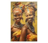 1000pcs(75x50cm) Rompecabezas para Adolescentes Painted African Sisters Rompecabezas para Adultos Juguetes Antiestrés Corte De Precisión Cumpleaños 1000pcs(75x50cm)