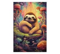 1000pcs(75x50cm) Rompecabezas para Adolescentes Rainbow Sloth Forest Juego De Rompecabezas para Adultos, Análisis Y Lógica, Regalo De Cumpleaños, Regalos, 1000pcs(75x50cm)
