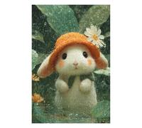 1000pcs(75x50cm) Rompecabezas para Adolescentes Rainy Day Bunny-2 Rompecabezas para Adultos Juego De Ingenio Análisis Y Lógica Regalos De Cumpleaños Y Únicos 1000pcs(75x50cm)
