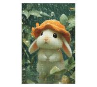 1000pcs(75x50cm) Rompecabezas para Adolescentes Rainy Day Bunny Rompecabezas para Adultos Juego De Ingenio Regalo De Cumpleaños Actividades Divertidas En Casa 1000pcs(75x50cm)