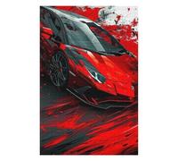1000pcs(75x50cm) Rompecabezas para Adolescentes Red Sports Car Art Print Rompecabezas para Adultos Juegos Familiares Desafío Difícil Oferta como Regalos para Toda La Familia 1000pcs(75x50cm)