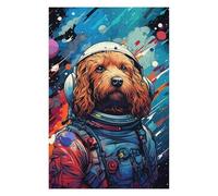 1000pcs(75x50cm) Rompecabezas para Adolescentes Space Dog Adventure-319 Rompecabezas para Adultos Juguetes Antiestrés Carrera De Velocidad Manual Desafío Educativo 1000pcs(75x50cm)
