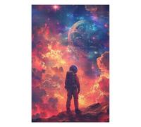 1000pcs(75x50cm) Rompecabezas para Adolescentes Space Explorer Astronaut on Alien Planet Rompecabezas para Adultos Juguetes Antiestrés Carrera De Velocidad Manual Desafío Educativo 1000pcs(75x50cm)