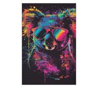1000pcs(75x50cm) Rompecabezas para Adultos Colorful Koala Art Print-1 Rompecabezas para Adultos Juguetes De Bricolaje Regalos para Mujeres Difíciles Y Desafiantes 1000pcs(75x50cm)