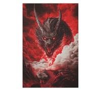 1000pcs(75x50cm) Rompecabezas para Adultos Dragon'S Fiery Ascension Rompecabezas para Adultos Juegos Divertidos Ensamblaje De Patrones Interacción Entre Padres E Hijos 1000pcs(75x50cm)