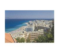 1000pcs(75x50cm) Rompecabezas para Adultos Greece Rhodes Travel City Rompecabezas para Adultos Juguetes Antiestrés Ensamblaje De Patrones Interacción Entre Padres E Hijos 1000pcs(75x50cm)