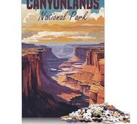 1000pcs Canyonlands National Park Puzzle para Adultos Adolescentes Puzzle Puzzle para Adolescentes Regalos Juegos Caseros DIY Juguetes 38x26cm/1000pcs
