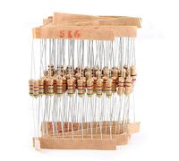 1000pcs Kit de resistencias 100 valores, 1/2W (1 Ohm - 1M Ohm) Resistencias de película de carbono Surtido de componentes electrónicos