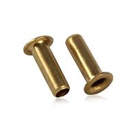 1000pcs m0.9 * 2.5/3 0.9mm de cobre hueco Rivet uñas PCB de doble cara, M0.9x2.5mm