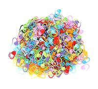 1000PCS Marcadores de Punto Coloridos Clips de Ganchillo, Marcadores de Punto Alfileres de Ganchillo Coloridos de Plástico para Tejer DIY Craft Imperdibles de Seguridad de Plástico