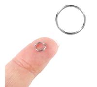 1000pzs Plata Anillos de Salto, 6mm Anillos Partidos Acero Inoxidable Llaveros Pequeños para Conectar Broches Mini Anillo Metal para Llavero Fabricación de Joyas Manualidades de Bricolaje