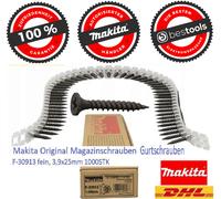 Makita F-30913 - Tornillo para tabiquería seca sobre guía metálica