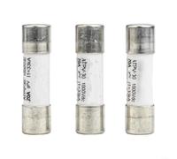 1000V DC para fusible solar 3PCS 10x38mm para aplicaciones fotovoltaicas con tiempo de respuesta rápido bajo eventos de sobrecorriente (20A)