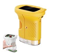 1000X Handhelds Microscope,Portable Pocket Mini Microscope with 4K 2.4" Screen,USB Rechargeable,Digital Magnifying Glass Scope Science Kits for Home School Lab (Yellow)