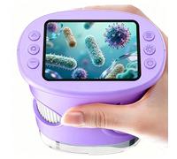 1000X Portatil Digital Microscopio Niños: Magnifying Glass para 2.0" IPS Pantalla - Regalo Original 3-8 8-12 Años Niña Infantil - Lupas Gran Aumento con Luz Púrpura