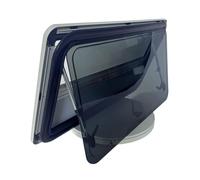 1000x500mm Ventana Camper Abatible para Caravana y Autocaravana, Ventana Lateral Externa con Persiana Integrada y Mosquitera para Furgonetas y Autocaravanas