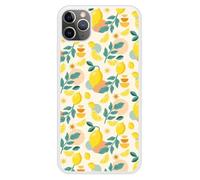 1001 casas: carcasa de silicona reforzada impresa compatible con iPhone 11 Pro Max - Diseño de limón, impreso en Francia, funda de silicona rígida, funda de protección.
