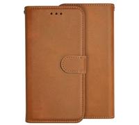 1001 - Funda de piel sintética para Samsung Galaxy S24, color camel