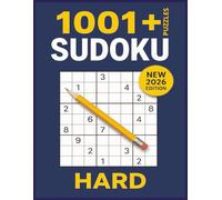 1001+ Sudoku Puzzle Book Hard: Challenging Math Games for Stress Relief and Mental Fitness