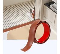 100cm*4cm Tapajuntas Suelo Adhesivo, PVC Perfil de Transición para Suelo, Tira de Umbral se Utilizan para Conectar Huecos de Suelo, Transiciones de Umbral de Alfombras(Nuez)