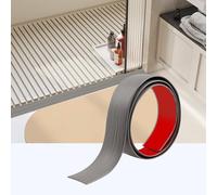 100cm*4cm Tapajuntas Suelo Adhesivo, PVC Perfil de Transición para Suelo, Tira de Umbral se Utilizan para Conectar Huecos de Suelo, Transiciones de Umbral de Alfombras(Nuevo Gris)