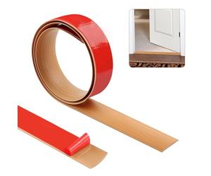 100cm×4cm Tira de umbral, Tiras de moldura de puerta, Tiras de transición de piso, Tira divisoria de puerta de piso autoadhesiva, Tira de moldura de borde de piso(amarillo)