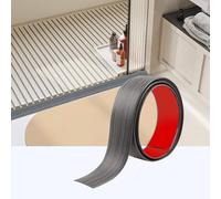 100cm*5cm Tapajuntas Suelo Adhesivo, PVC Perfil de Transición para Suelo, Tira de Umbral se Utilizan para Conectar Huecos de Suelo, Transiciones de Umbral de Alfombras(Gris Oscuro)