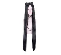 100cm 5v5 Arena Game Arena of Valor Long Straight Black Cosplay Wig Halloween Costume Synthetic Hair Wigs For Women