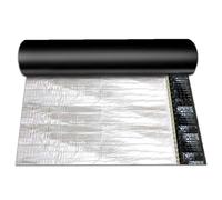 100cm Ancho Cinta de Reparación Bituminosa Tejado, 1mm Tela Asfaltica Autoadhesiva para Tejado Impermeable, Cinta de Aluminio Selladora Adhesiva para Techo Terraza Exterior Jardin(50x500cm)