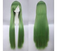 100cm Long Straight 39'' Anime Lolita Synthetic Hair Women Cosplay Wigs Halloween Costume Accessories Party Wigs+Cap 83
