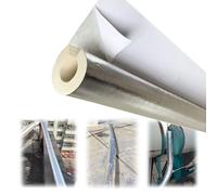 100cm Self-Adhesive Pipe Wrap Foam Tube 22mm 27mm 34mm 48mm 43.0mm 50mm 60mm 76mm 89mm 108mm 114mm Pre Slit Tubular for Outdoor Air Conditioning and Hot Water Heater(50mm)