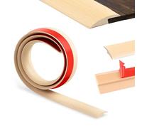 100cm Tira de borde-Autoadhesivo,Tiras de Puerta de Transición Pvc, Tira Divisoria Bordes Piso,Adecuado para la transición Para La TransicióN Del Umbral Del Piso(3.5 Cm,Grano De Madera De Arce)