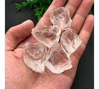 100g a granel crudo natural blanco claro cristal raro crudo mineral crudo espécimen Reiki Healing Stone Acuario Decoración:,100g