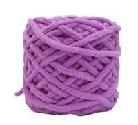 100g/bola DIY hilo de rayas de hielo hilo grueso palo de una sola hebra bufanda tejida a mano zapatillas y bolsa de punto 50m suave y cálido(13 lavender)