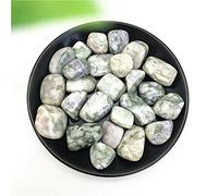 100g Esmeralda verde natural Cristal de jade auspicioso Caído Piedras pulidas Decoración Piedras naturales y minerales