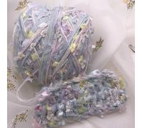 100g Filato di Glitter fantasia per uncinetto Hyuna Bag Maglieria in filati misti e filati di paillettes 02(100g)
