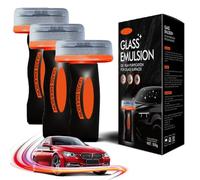 100g Glass Emulsion Car, Q4 Glass Guard, Oil Film Remover for Car Glasss Cleaning, Windshield Cleaner Tool for Automotive Windshield/Window/Mirror Cleaning, Clearvision Improve Driving Visibility (3)