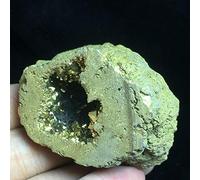 100G Golden Aura Cuarz Crystal Geode Titanium Bismuth Silicon Cluster Rainbow