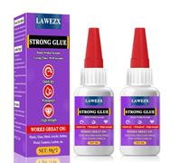 100g Pegamento Instantáneo Extra Fuerte, LAWEZX Pegamento Universal - Transparente, Alta Resistencia y Pegado en Segundos, Super Adhesivo es Aplicable para Plástico, Vidrio, Madera, Metal y Más