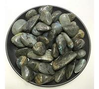 100g Piedra de labradorita natural Piedra lunar Feldespato Grava Cristal de roca Cuarzo Piedra preciosa cruda Espécimen mineral Decoración del tanque de peces-100g 10-15mm_China