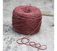 100g/rollo de hilo dorado y plateado, alambre brillante, hilo metalizado de ganchillo, hilo de tejer a mano DIY, accesorios for manualidades decorativas(11DarkSkinPink)