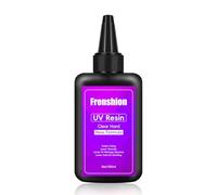100g Upgrade resina UV dura transparente e inodora, no encoge, curado rápido, adecuado para bricolaje hogar profesional moldeado y recubrimiento fabricación de joyas a mano